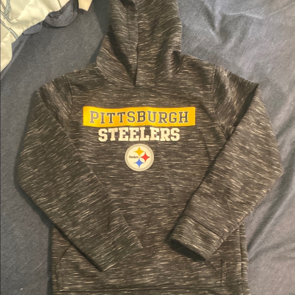 Pittsburgh Steelers Kids Hoodie - Black and Yellow